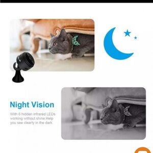 Mini WiFi Camera, A9 1080P HD Wireless Home Security Camera, indoor outdoor